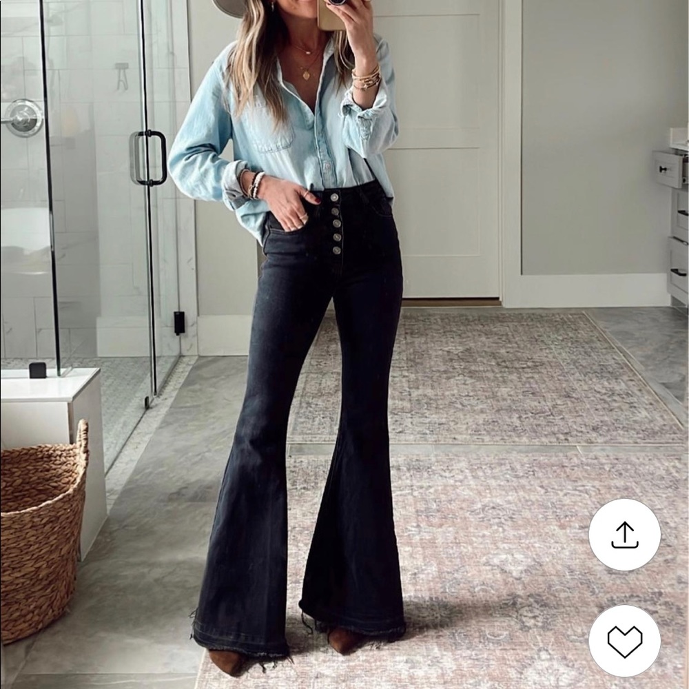 Flare leg jeans